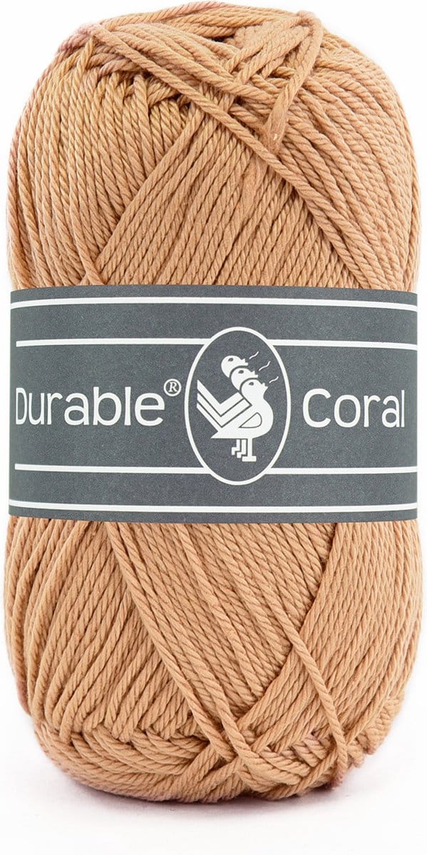 Durable Coral - 2209 camel - Gemerceriseerd Katoen Garen