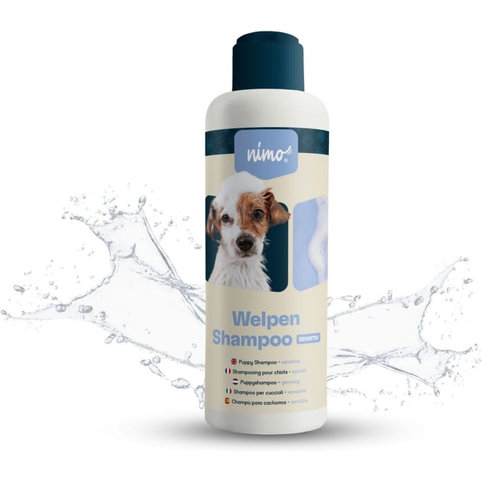 nimo® puppy shampoo sensitive • parfumvrij & pH-neutraal voor alle rassen 250