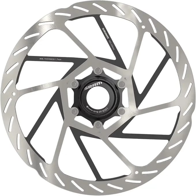 Remschijf inclusief stalen schroeven Sram HS2 Centerlock