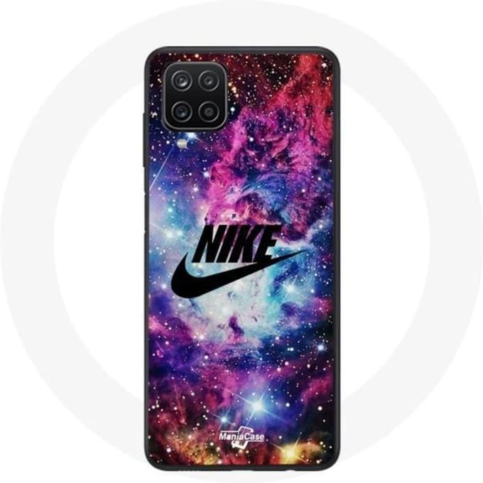 Coque Samsung Galaxy A12 Nike Espace Coloré Logo