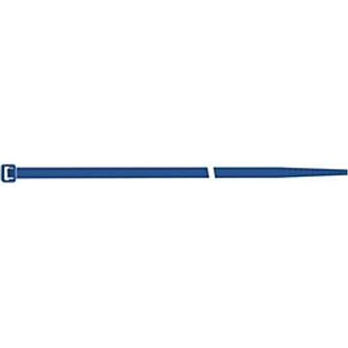 SapiSelco kabelbinders, L 280 x B 4,5 mm, polyamide 6.6 blauw, getand, UL94 V2, 220N trekbelasting, 100 stuks