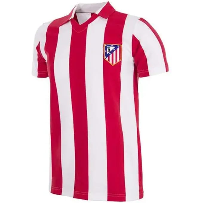 COPA - Atletico Madrid 1985/86 Retro Voetbalshirt - Heren - L