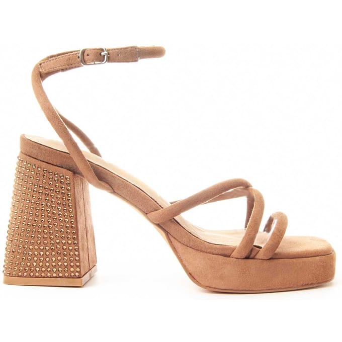 Montevita Heel Sandal Festsand in Bruin