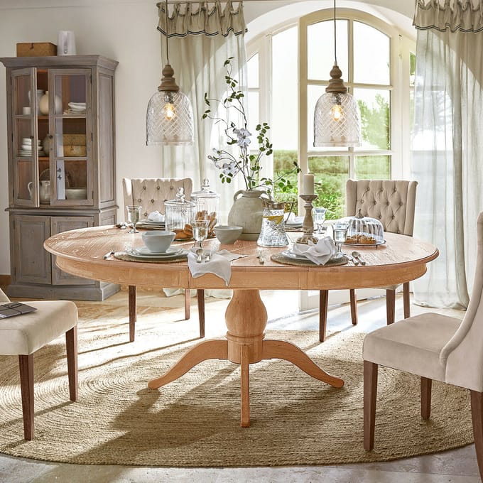 LOBERON Tafel Beaumont grijsbruin