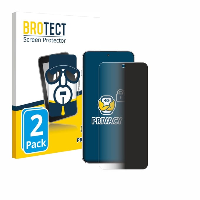 BROTECT - privacy screenprotector voor OnePlus Ace 6 - Folie Beschermfolie Blauwlichtfilter 2 Stuks