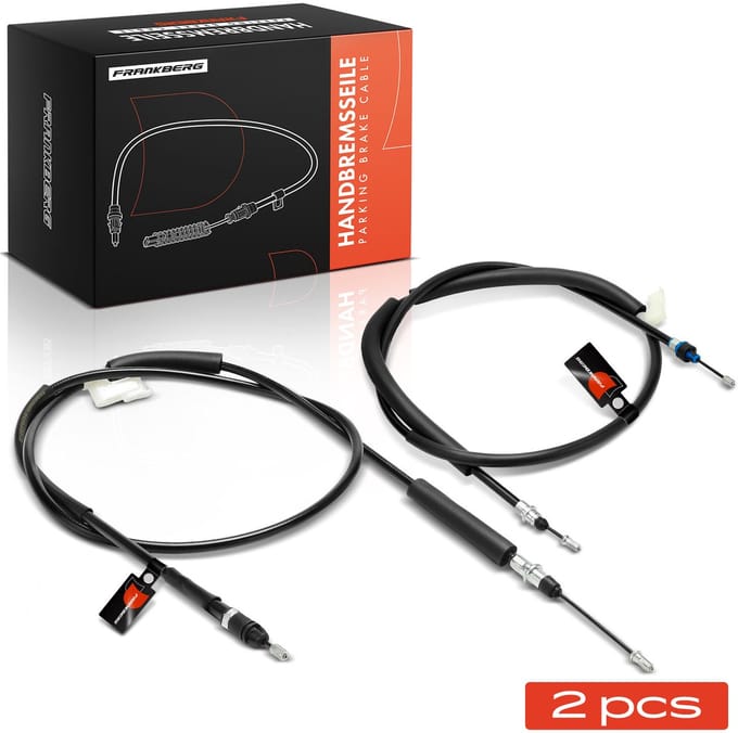 Frankberg 2x Kabel Handrem Achteras Beide Zijden voor Mazda