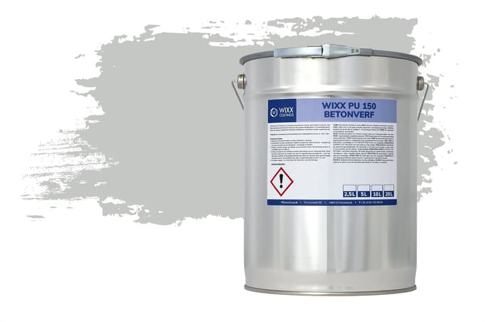 Wixx PU 150 Betonverf - 20L - RAL 7035 | Lichtgrijs