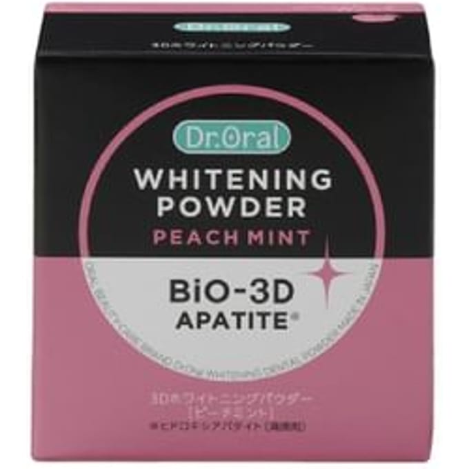 Dr.Oral - Bio-3D Apatite Whitening Powder Toothpaste Peach Mint - 25g