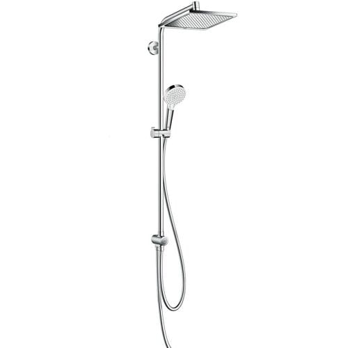 Hansgrohe Crometta e Croma e - 240 - 1jet - showerpipe reno - met ecosmart - hoogglans chroom