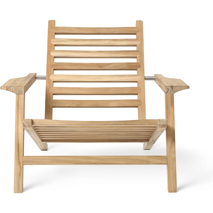Carl Hansen & Søn - AH603 Outdoor Deck Chair Ligstoel - bruin