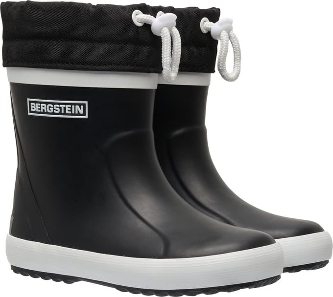 Bergstein Classic Thermo Unisex Junior Regenlaarzen - Black