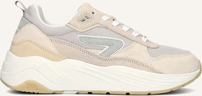 HUB Glide-z Sneakers - Dames - Beige - Maat 36