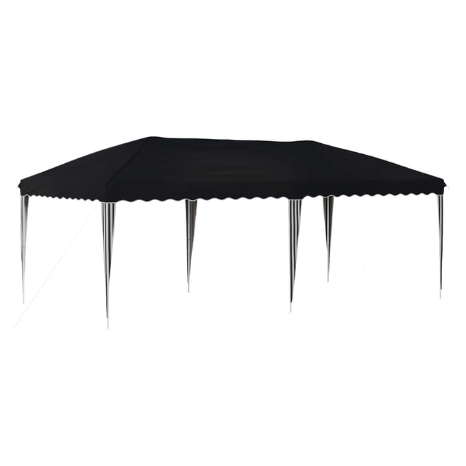 vidaXL - Pop-up - Feesttent - 575 - x - 290 - x - 245 - cm - Antraciet