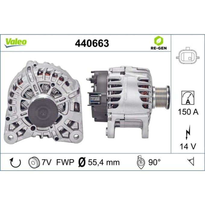 Driefasige generator VALEO 440663