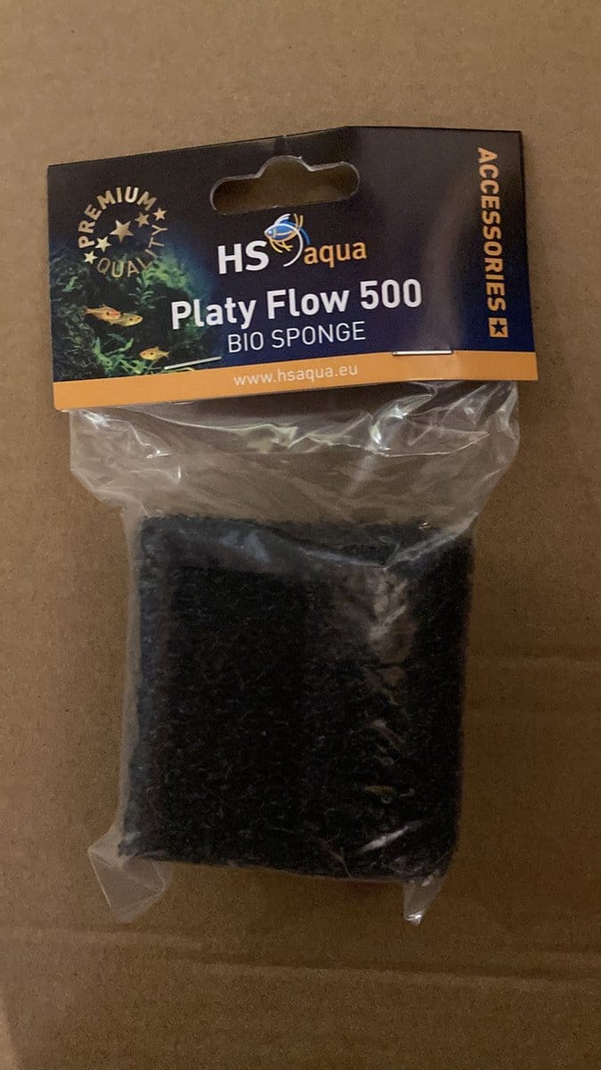 Hs Aqua Platy Flow 500 Mech. Spons Set 2 Stuks
