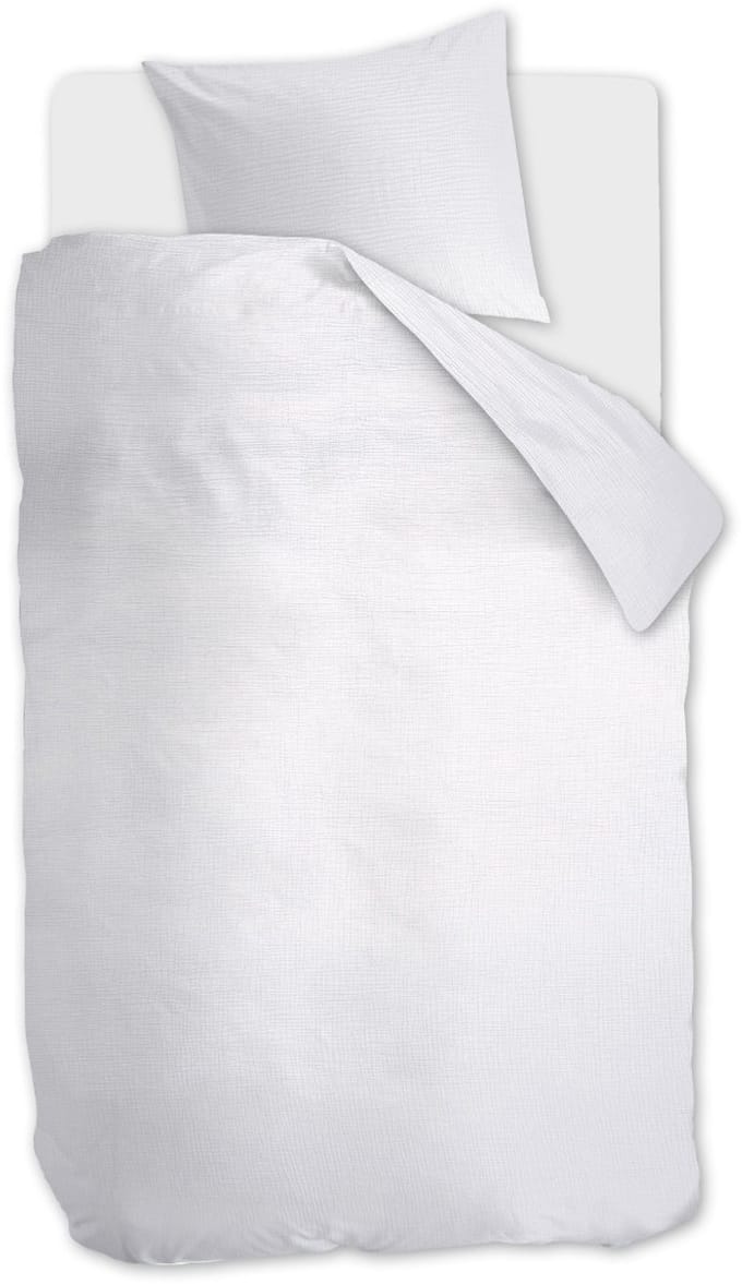Linolux Dekbedovertrek Mousseline White 1 persoons