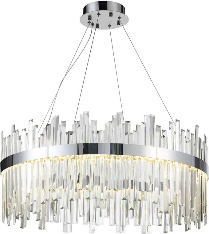 Toolight App1516-Cp60 Hanglamp Chroom 60X60X60Cm