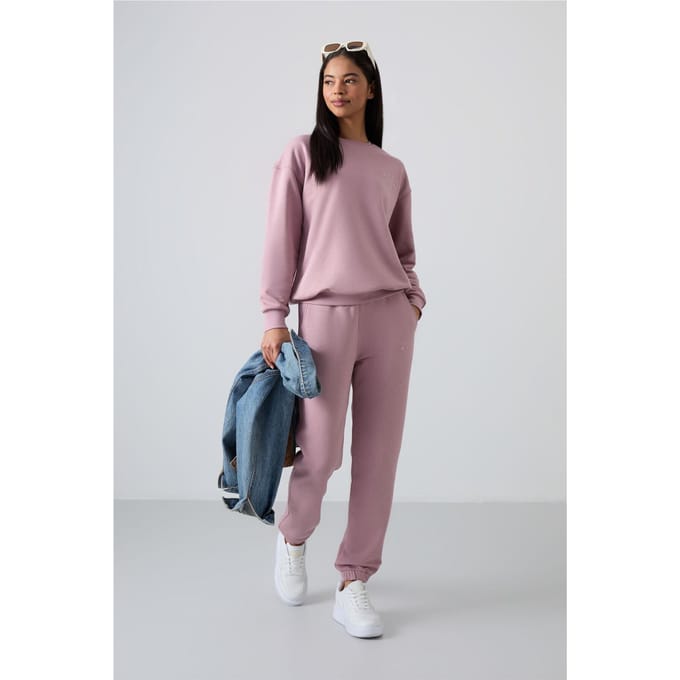 Overmaat Sweater en Elastische Zoom Broek Set