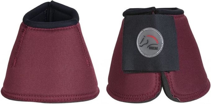 HKM springschoen Solid - wijnrood - pony