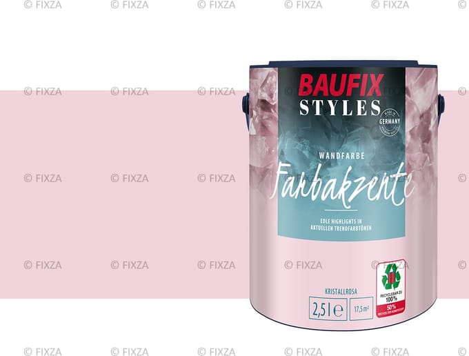 BAUFIX Styles Colour Accents kristal roze 2,5 Liter