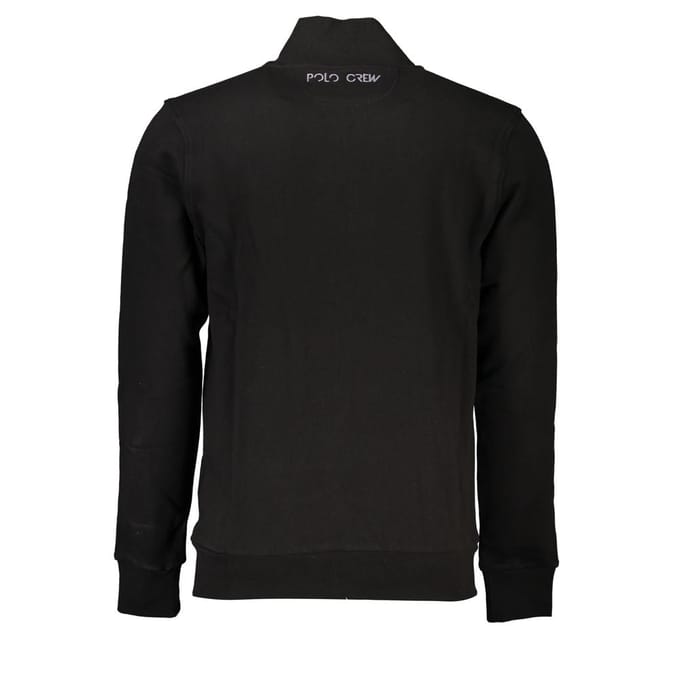 La Martina Zwarte Katoenen Heren Sweatshirt