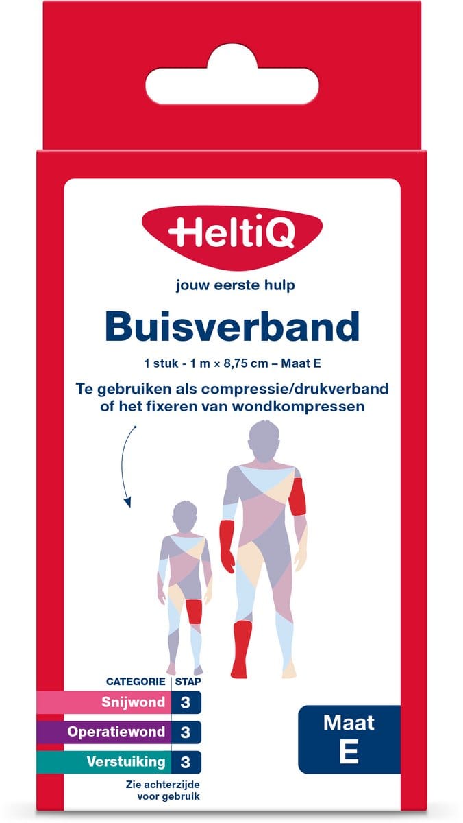 HeltiQ Buisverband Maat E 1m x 8,75cm