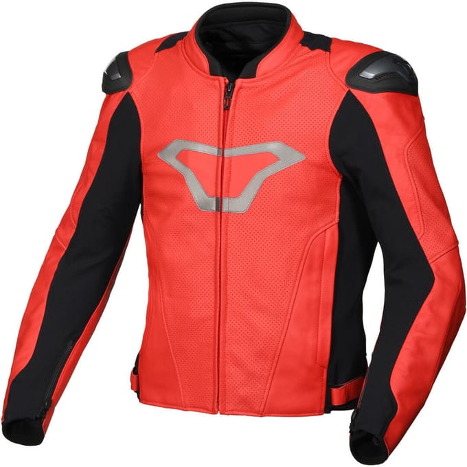 Macna Aviant Air geperforeerde leren motorjas -