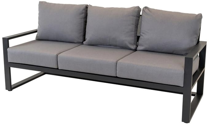 Tormenta 3 zits-loungebank - zwart