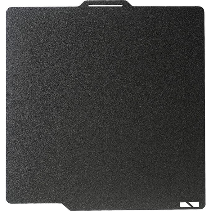 PEI Bouwplaatvel 257x257mm Veerstaalplaat Dubbelzijdig Glad/Getextureerd Flexibel Verwarmd Bed black