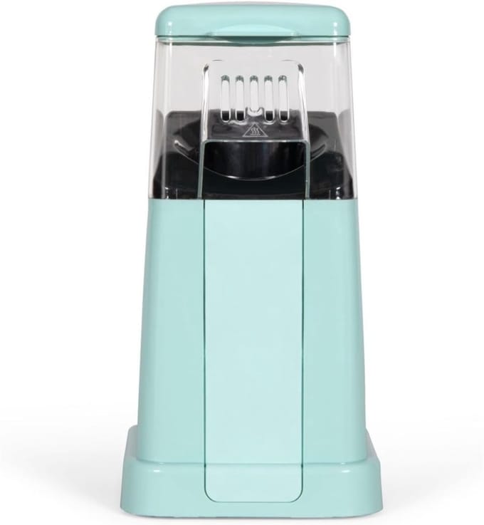 TIM® Popcorn Machine - Popcorn maker - Popcornmais Machine - Turkoois - 30cm x 15cm x 15cm