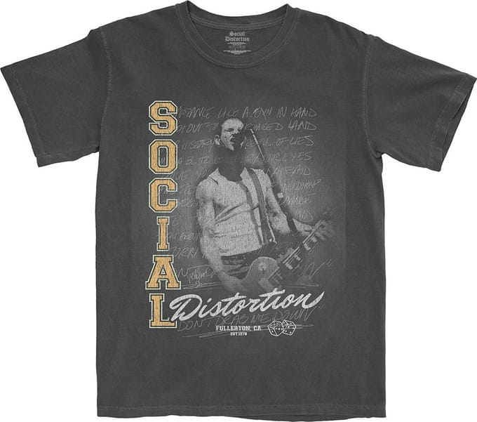 Social Distortion - Athletics Heren T-shirt - L - Zwart
