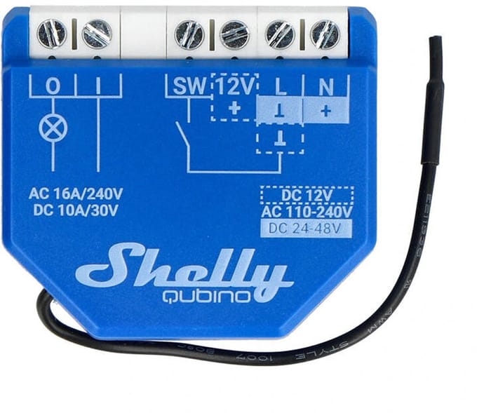 Shelly Shelly Qubino Wave 1 Schakelactor Z-Wave, Z-Wave+