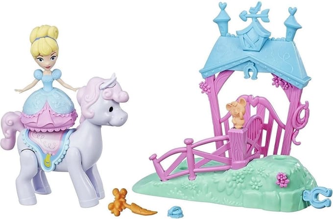 Disney Magical Movers - Koppelpaard - Poppenkast - Kop opendraaien