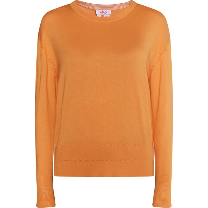 Mymo Gebreide trui Dames oranje