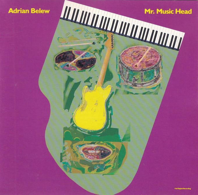 CD ADRIAN BELEW Meneer. Muziek Hoofd 7819592 Atlantic 1989 Europa Rock Gebruikt