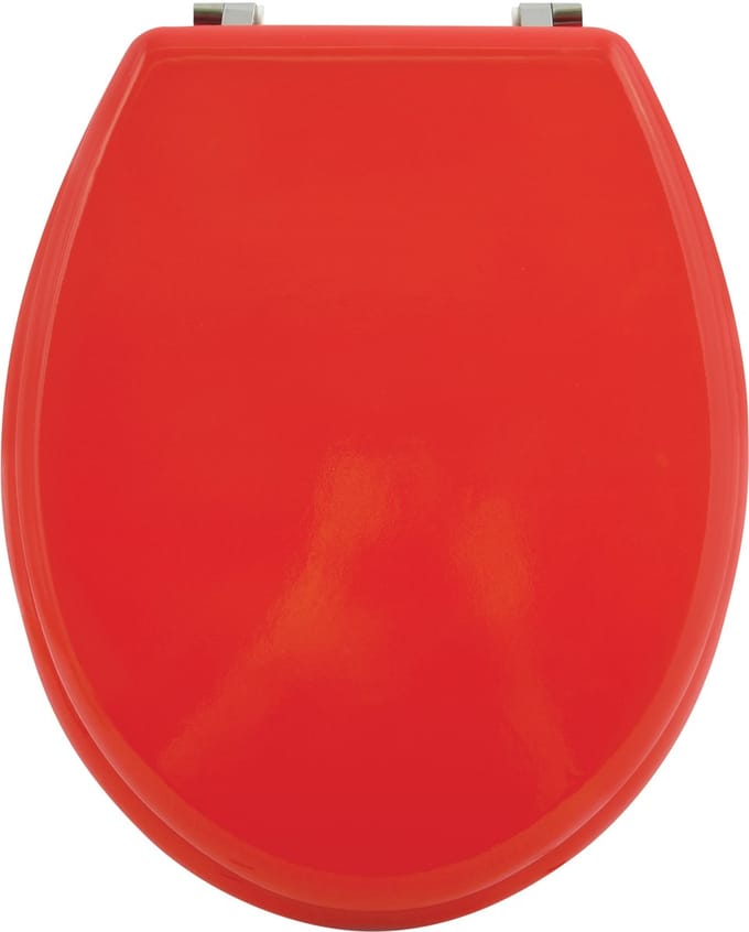 MSV WC Bril - CLEO - Toiletbril - MDF - Rood