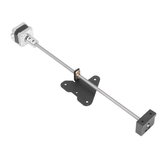 3D Printer Upgrade Kit Dubbele Z-assen Stappenmotorkit met T8 Schroef Lagergeleiding gray