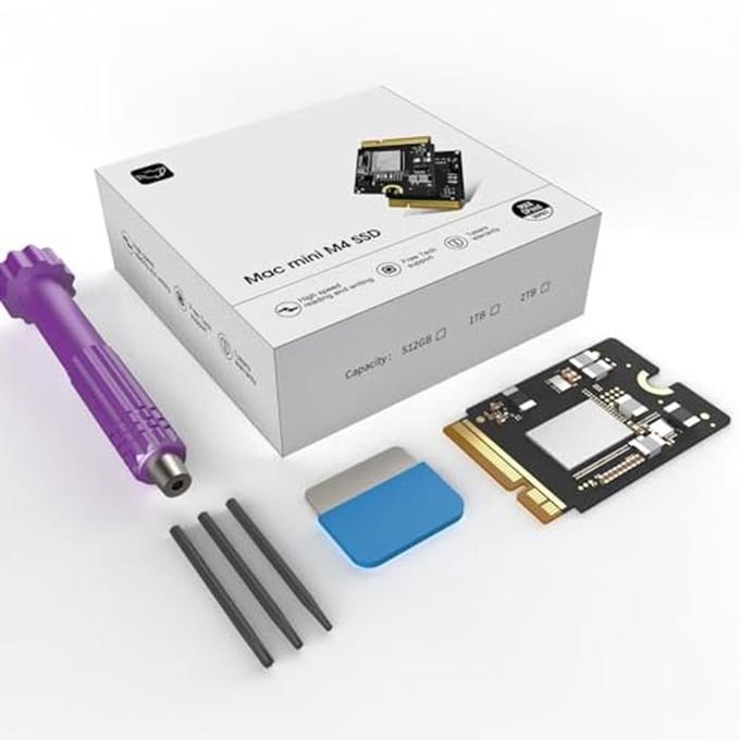 SSD Harde Schijf 1TB voor Mac mini – Snelle Upgrade met 3000MB/s