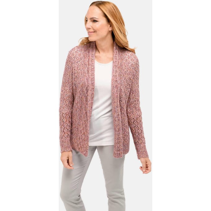 Tricot jasje - rosé / gemêl. - Gr. 48 van Goldner Fashion