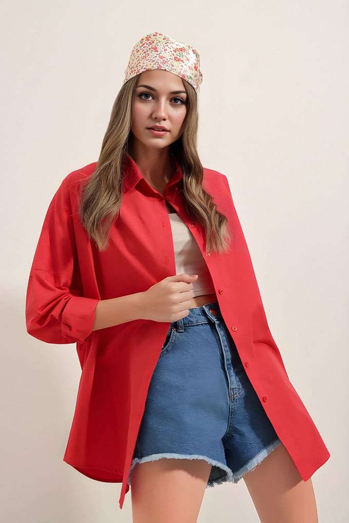 Oversized Poplin 2-Pack Shirt