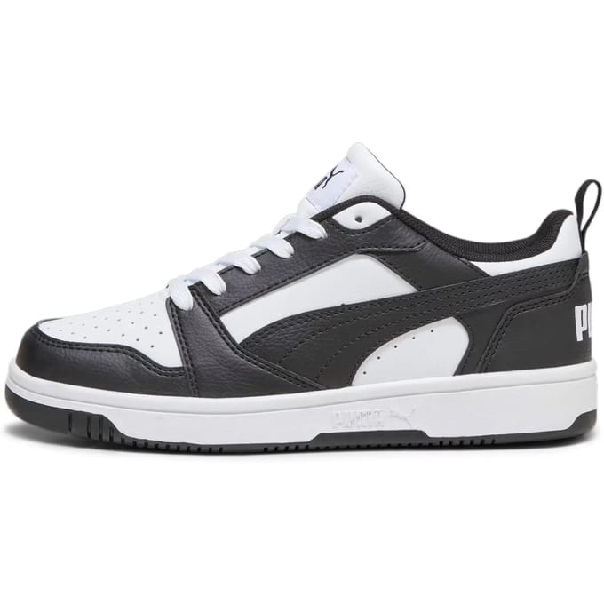 PUMA Puma Rebound V6 Lo Jr Unisex Sneakers - PUMA White-PUMA Black
