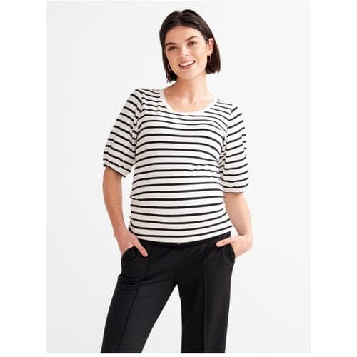 Prénatal zwangerschapsshirt Ivoor Wit L Dames