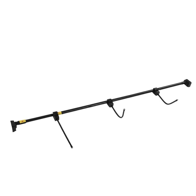 Support de Guirlande Extensible pour Cadre de Porte, Support Suspendu pour Couronne de 31,5 à 67 Pouces de Largeur black