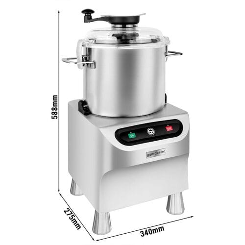 GGM Gastro Cutter - 8 Liter - 800 Watt - 230 Volt - 1550 U/min