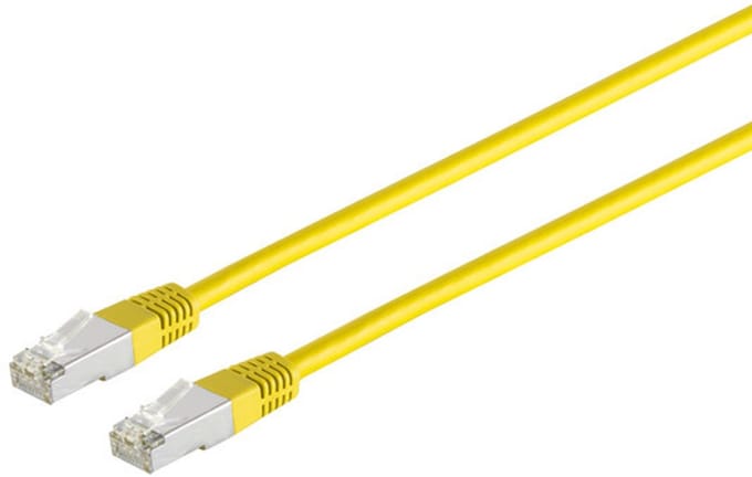Patchkabel cat 6 S/FTP PIMF Halogenfrei gelb 20m