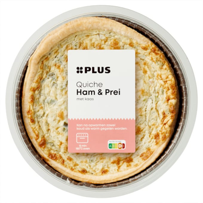 Quiche ham prei
