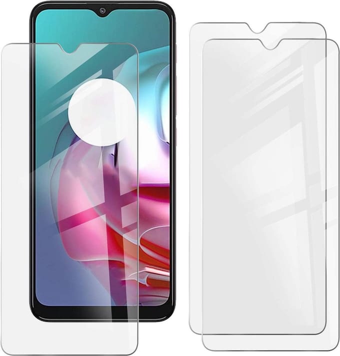 Screenprotector Glas - Tempered Glass Screen Protector Geschikt voor: Motorola moto e7i power - 3x