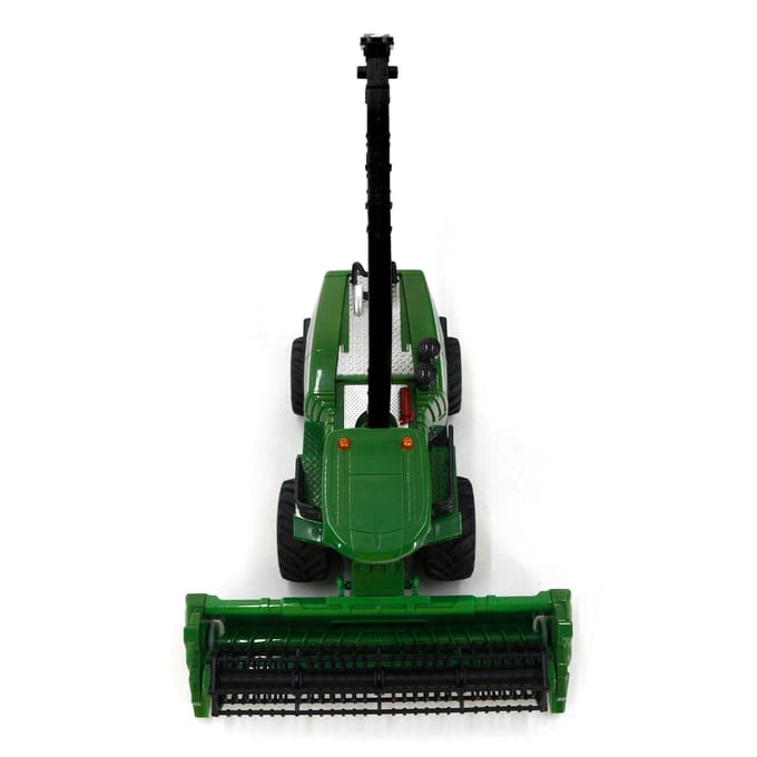 Harvester Truck Afstandsbediening Harvester Speelgoed 1/24 2,4 GHz Afstandsbediening Boer Harvester Rook 1 battery with Replaceable harvesting head legergroene kleur