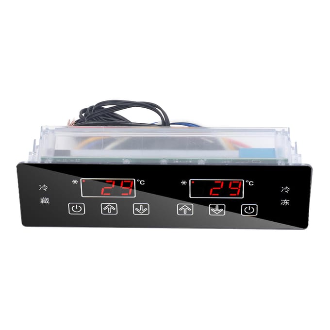 Vriezer Temperatuurregelaar Thermostaat Regelaar Controlebord IP65 Bescherming 220V 10A black