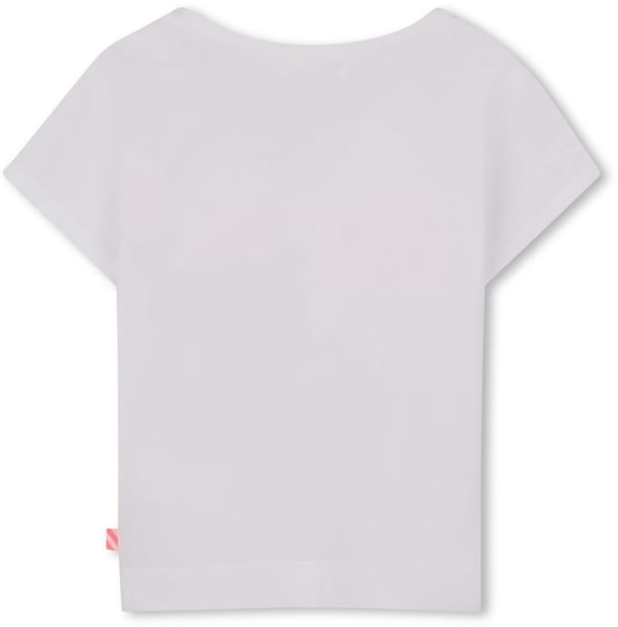 Meisjes t-shirt wit ‘Sea Sun Fun' slim fit 110